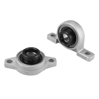 Roulement à bride en alliage de zinc UFL001 UP001 12 mm, bloc auto-alignant, 2 boulons, précision P6 pour machines CNC