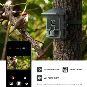 VOOPEAK-<span class=keywords><strong>Caméra</strong></span> <span class=keywords><strong>de</strong></span> <span class=keywords><strong>chasse</strong></span> solaire 4K 30FPS, avec double objectif Wi-Fi <span class=keywords><strong>Bluetooth</strong></span>, vision nocturne étoilée, déclencheur 0.1s, IP66 - Product Image 4