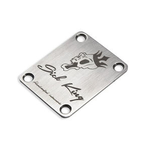 고품질 레이저 판금 절단 가공 스테인리스 스틸 알루미늄 황동 로고 맞춤 각인 이름표 - Product Image 1