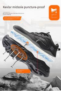 <span class=keywords><strong>Scarpe</strong></span> di Sicurezza GUYISA <span class=keywords><strong>Nere</strong></span>, Leggere e Comode, <span class=keywords><strong>Scarpe</strong></span> da Trekking Isolanti 10KV, Calzature di Sicurezza per Boschi - Product Image 3