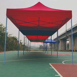 Carpa Plegable para Exteriores Jin Jiali 2x2 con Estructura de Acero Roja para Eventos, Exposiciones y Ferias Comerciales - Product Image 4
