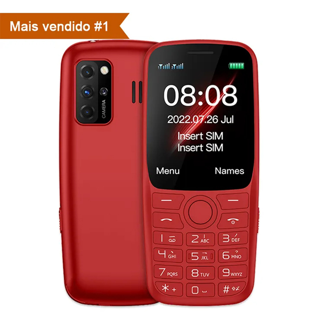 In Stock 24H Delivery Telephone De Fonction Dual Sim Card Dual Standby Mini Phone Dialer Telephone Mini Feature 2G Phone Mobile