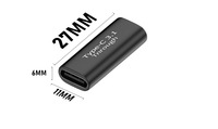 Konverter 3.1 USB tipe-c betina Ke TPC jantan adaptor 10GBS gen1 transmisi kondisi baru Output DC USB 3.1