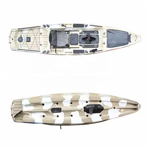 2024 nuevo diseño Pedal pesca Kayak barco salida de fábrica al por mayor favorable para las aguas del océano