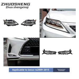 Parachoques Delanteros para Automóviles Modelo 2020 para Actualización de 09-15 en Estado Nuevo, con Faros de Triple Ojo y Conjunto de Parachoques Delantero Nuevo R - Product Image 4