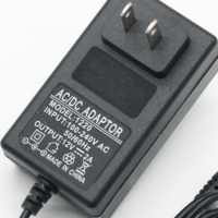 Adaptateur 3-12V 2A pour ventilateur de refroidissement, moteur de perceuse, avec réglage de vitesse, tension multiple, contrôle de luminosité variable, variateur de lumière, alimentation électrique
