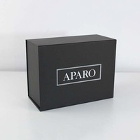 Boîtes cadeaux magnétiques en carton rigide de luxe sur mesure avec gaufrage, estampage à chaud, finition dorée, style dossier, couleur personnalisée