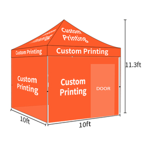 TLF Factory Custom Logo Design Printed 10ft X 10ft Trade Show <strong>Pop</strong> <strong>up</strong> Folding <strong>Gazebo</strong> Food Tent Booth - Product Image 3