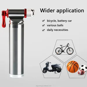 Réservoir d'urgence 16g petit gonfleur de CO2 portable pour vélo pompe à pneu pour vélo de route pompe à air pour vélo de montagne pompe à air CO2 pompe à vélo