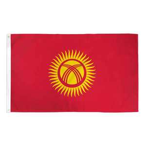 Fabricante profesional de banderas de <span class=keywords><strong>Kirguistán</strong></span> Experiencia completa con máquina de impresión grande para todas las banderas nacionales - Product Image 1
