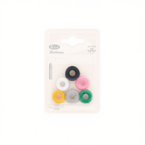Bobine in Plastica ILAN con Filo, Set da 6 Pezzi, Accessorio per Cucito - Product Image 1