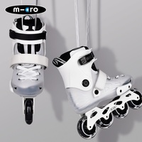 Patins à roulettes pour adultes Micro, style urbain pour hommes, chaussures décontractées pour femmes, roues lumineuses MT4-flash, roues plates, design lettres