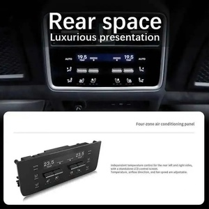 Panneau de climatisation des sièges arrière pour Porsche Cayenne 2024, panneau de commande de climatisation LCD, sans programmation, mise à niveau sans perte 1:1 - Product Image 5
