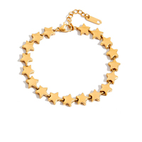 To My Soulmate Star-armband Cadeaus voor dames Meisjes Roestvrijstalen armbanden Valentijnsdag Verjaardag Kerstmis Met kaartendoos