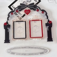 Support rotatif moderne pour photocartes Kpop, présentoir en plastique détachable en forme d'arche