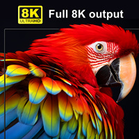 Nouvelle boîte TV AI-SR H96 MAX M12 Amlogic S928X AV1 8K Android 11 WiFi 6 Smart TV Box avec télécommande vocale 2.4G