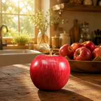 Ornement Pomme en Laiton – Décoration de Noël et Anniversaire, Cadeau, Centre de Table, Décoration de Bureau à Domicile – Vente en Gros