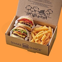 Caja de hamburguesas de cartón corrugado Reinventando el embalaje de hamburguesas con diseños atrevidos y Estilo funcional