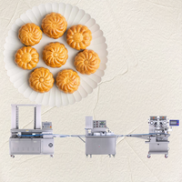 Machine de fabrication de biscuits remplis Machine à encroûter les biscuits Maamoul Dates Machine à encroûter les gâteaux de lune commerciale entièrement automatique