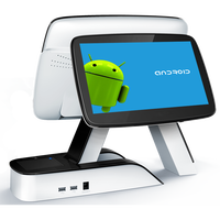 ZHONGJI Ordinateur électronique Tout-en-un 15 pouces Table tactile Caisses enregistreuses Android Système de point de vente pour supermarché