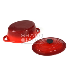 Cazuela <span class=keywords><strong>ovalada</strong></span> de hierro fundido esmaltado, para horno holandés, <span class=keywords><strong>ovalada</strong></span> - Product Image 6