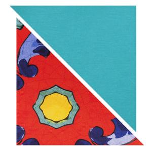 Cuscino Decorativo in Cotone Excelsa Trinacria 45x45 Cm Multicolore Stile Marocchino Quadrato Lavabile con Stampa Serigrafica - Product Image 4