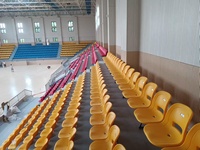 Sièges de stade de football en HDPE anti-âge, chaise de spectateur en plastique résistant aux UV, tribune scolaire
