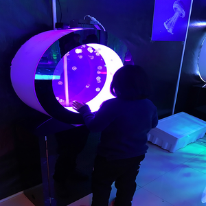 2025 Nieuwste Ontwerp <span class=keywords><strong>Mini</strong></span> Desktop Aquarium Hete Verkoop Kwallen <span class=keywords><strong>Tank</strong></span> Milieuvriendelijk Glas Materiaal - Product Image 4