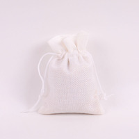 Sacs en toile de jute écologiques de différentes tailles avec cordon de serrage, lot en gros, pour tasses, cadeaux de fête, mariage, anniversaire