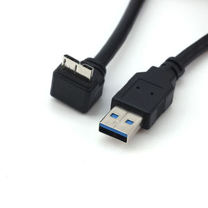สายเคเบิล USB 3.0 แบบตัวผู้ชนิด A ไปยังตัวผู้ชนิด Micro B แบบมุมฉาก 90 องศา สำหรับฮาร์ดไดรฟ์ภายนอก สายเคเบิล MICRO B USB 3.0 - Product Image 5