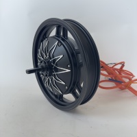 Moteur de moyeu arrière pour moto électrique 14 pouces, plus puissant, 5000W 60V 72V 3000W 2000W 48V, avec double capteur Hall