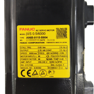 A06B-0115-B804 FANUC Nuevo Motor Servo AC Original para Máquinas CNC, Piezas PLC - Product Image 3