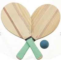 Raqueta de tenis de playa de madera, diseño personalizado de alta calidad, profesional, Frescobol
