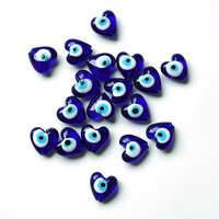 Perles rondes en verre cristal bleu foncé, perles lampwork, fournitures de fabrication de bijoux faits à la main pour bracelets et colliers, vente en gros