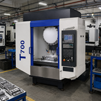 Machine de perçage et de taraudage CNC T700L avec taraudage rigide et capacité de charge de table de 250 kg pour pièces automobiles en acier