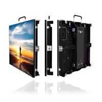 Layar Display LED sewa luar ruangan tahan air IP65 resolusi 4K 500x1000mm untuk Festival musik dengan latar belakang dinding Video LED
