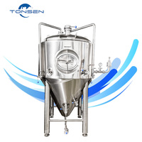 Fermenteur industriel 2000L, cuve de fermentation de bière, unité de fermentation isobare