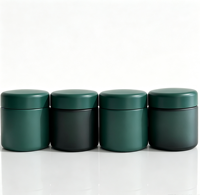 Pot en verre personnalisé de couleur, rechargeable par vis, vide, 4 oz, pour capsules de vitamines, médicaments, compléments alimentaires