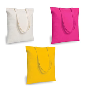 Sacs de plage en toile de coton personnalisés, colorés, super résistants, 12 oz, avec poignées à boucle réglables, taille personnalisable, réutilisables pour le shopping - Product Image 1