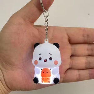 Portachiavi Bubu e Dudu, Orsetto Panda Yier che Dice <span class=keywords><strong>Ti</strong></span> Amo, Giocattolo Sonoro Luminoso, Statuette Anime, Ornamento per Telefono, Decorazione per Borsa, Regalo per Coppie - Product Image 2