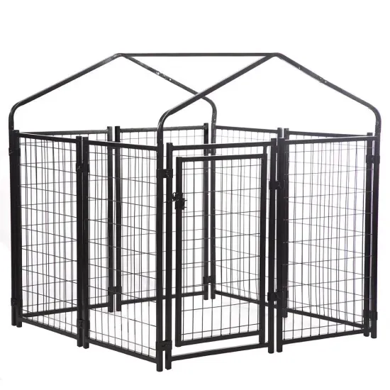 china factory supply heavy duty large galvanized welded dog kennels