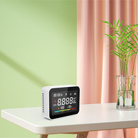 Détecteur intelligent de dioxyde de carbone, capteur de CO2, moniteur de qualité de l'air, capteur de température et d'humidité Wi-Fi Tuya, alimenté par USB