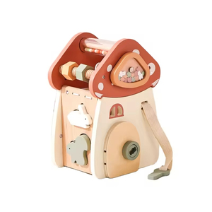 Unisex Montessori Đầu Giáo Dục Hoạt Động Cubes Thiết Kế Mới Bằng Gỗ Nấm Phong Cách Đồ Chơi Cho Trẻ Em Đóng Gói Trong Hộp - Product Image 2
