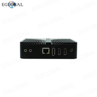 Mini PC EGLOBAL sin Ventilador, Intel Pentium J6426, DDR4, MSATA, SSD M.2, Win10, 8 USB, Nuc, DP, 2HD, RJ45, Gigabit LAN, Audio, Linux