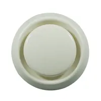 Difusor de salida de aire de pared, disco de plástico redondo, para sistema de ventilación de techo