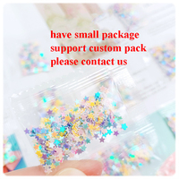 500g par sac pas cher prix en vrac Stock coloré 3mm 4mm Pvc matériel étoile paillettes pour Nail Art bricolage artisanat