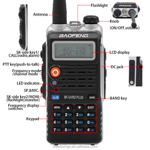 Original Baofeng BF-UVB2 Plus 8W Long Range Dual Band VHF UHF 128CH Handheld <b>Walkie</b> <b>Talkie</b> Two Way Radio with FM Radio VOX - Product Image 6