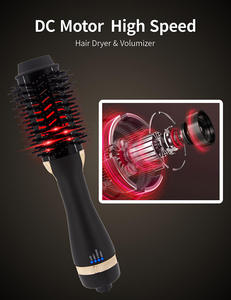 Herramienta de belleza para Estilismo de cabello por infrarrojos lejanos, <span class=keywords><strong>cepillo</strong></span> de aire caliente <span class=keywords><strong>3</strong></span> <span class=keywords><strong>en</strong></span> <span class=keywords><strong>1</strong></span>, <span class=keywords><strong>Alisador</strong></span>, rizador, <span class=keywords><strong>secador</strong></span> de pelo - Product Image 4