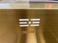 Évier artisanal doré en acier inoxydable 304, profond, pour cuisine et buanderie, avec égouttoir unique, logo personnalisé, design contemporain, garantie 5 ans