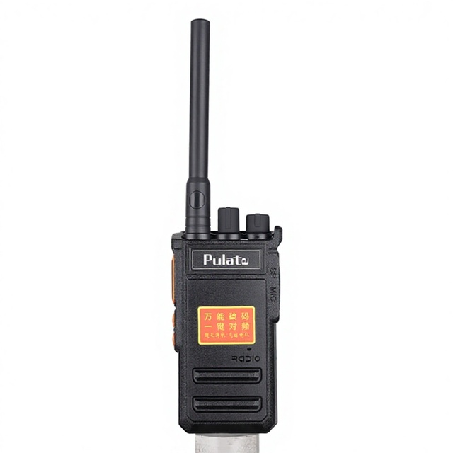 PULATE Rechargeable Analog Walkie Talkie 5W 0-5km Range UHF Reliable Quality Portable Handheld Warehouse Patrol Emergency
